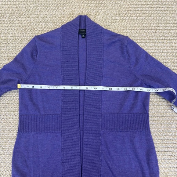 Talbots Merino Wool Cardigan | Size MP Petite | Purple - Picture 5 of 8